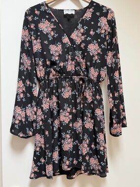 Olive and Oak Black Floral Dress